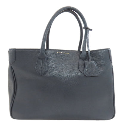 ADMJ logo Tote Bag Leather Ladies [Used]
