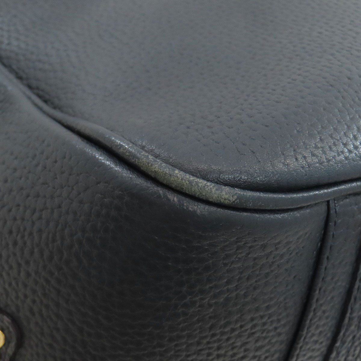 ADMJ logo Tote Bag Leather Ladies [Used]