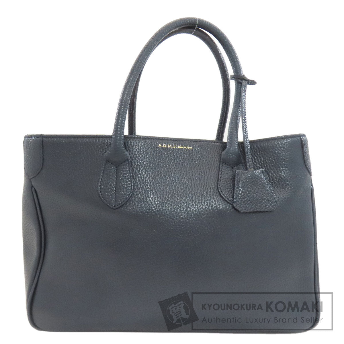 ADMJ logo Tote Bag Leather Ladies [Used]
