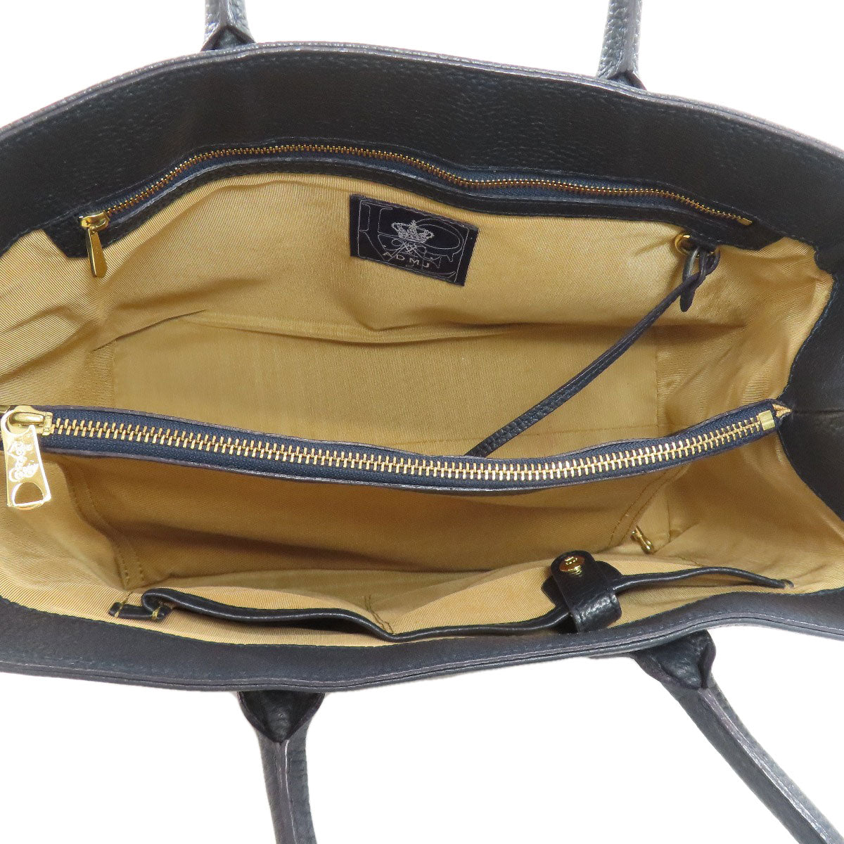 ADMJ logo Tote Bag Leather Ladies [Used]
