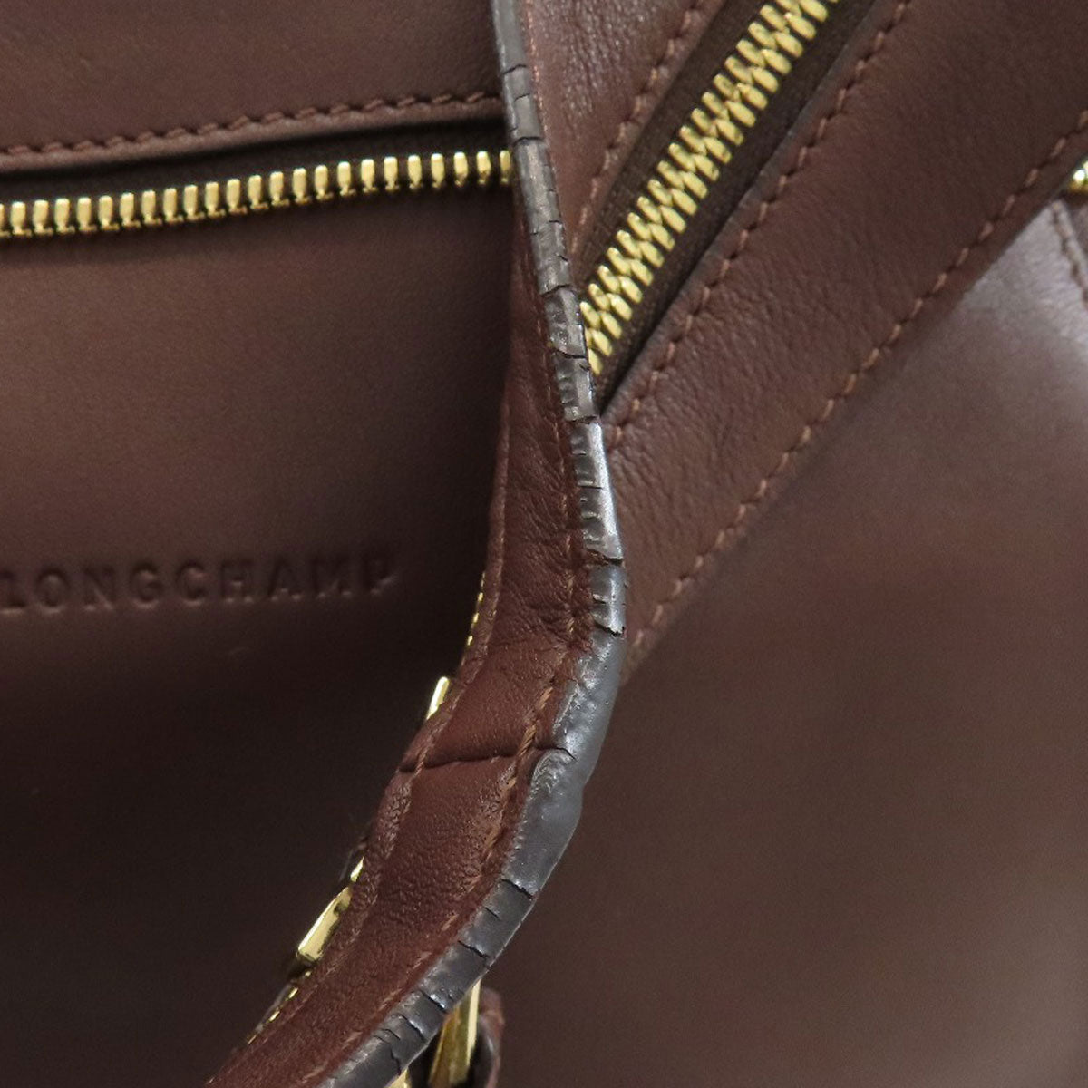 Longchamp Imperial Tote Bag Leather Ladies [Used]