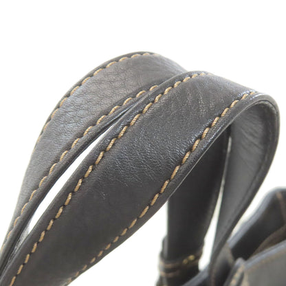 GOLD PFEIL logo Tote Bag Leather Ladies [Used]