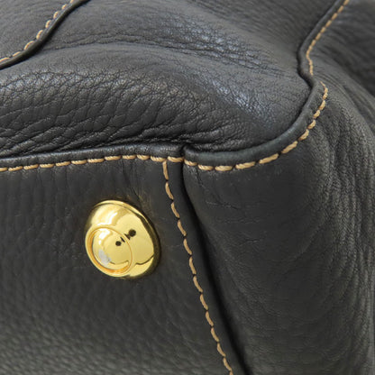GOLD PFEIL logo Tote Bag Leather Ladies [Used]