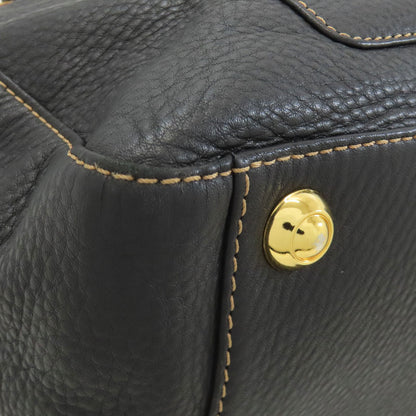 GOLD PFEIL logo Tote Bag Leather Ladies [Used]