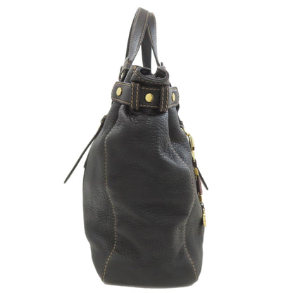 GOLD PFEIL logo Tote Bag Leather Ladies [Used]