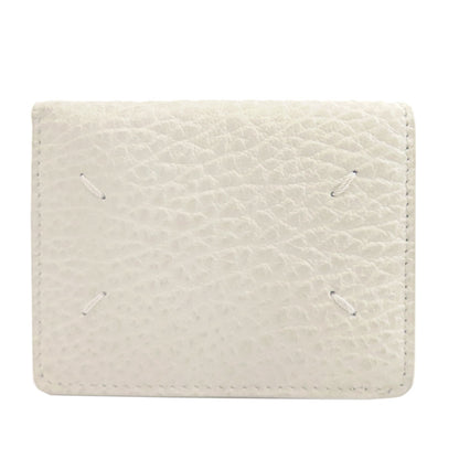 MaisonMargiela logo Card Case Leather Ladies [Used]