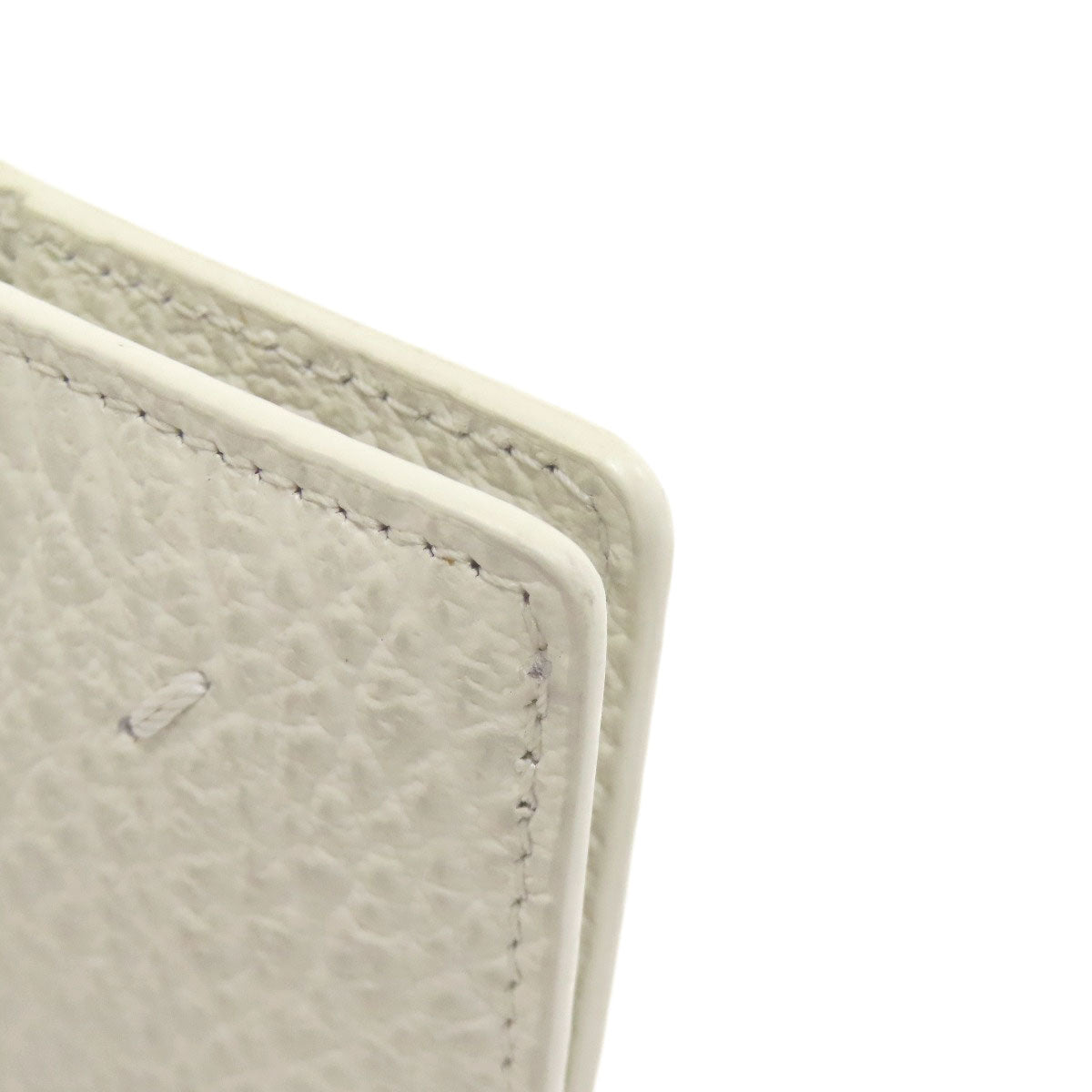 MaisonMargiela logo Card Case Leather Ladies [Used]