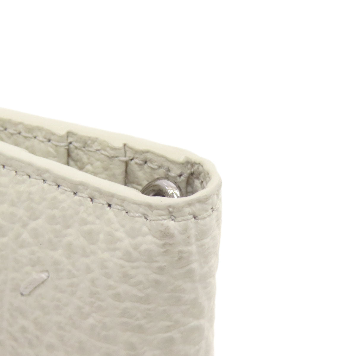 MaisonMargiela logo Card Case Leather Ladies [Used]