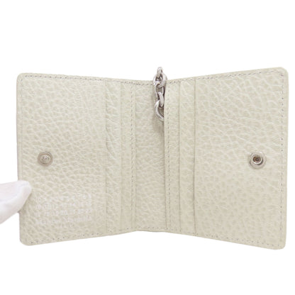 MaisonMargiela logo Card Case Leather Ladies [Used]