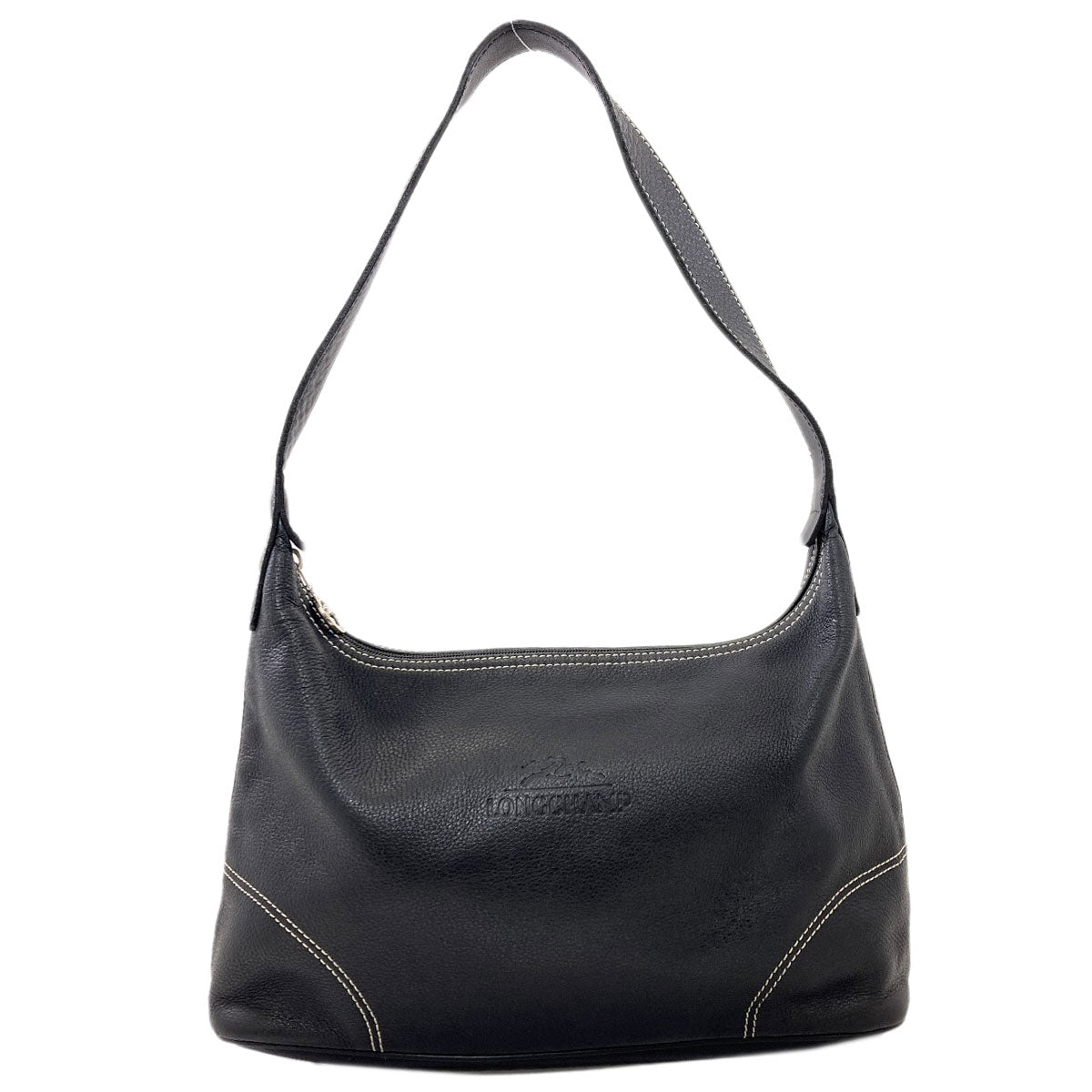Longchamp one belt Shoulder Bag Leather Ladies [Used]