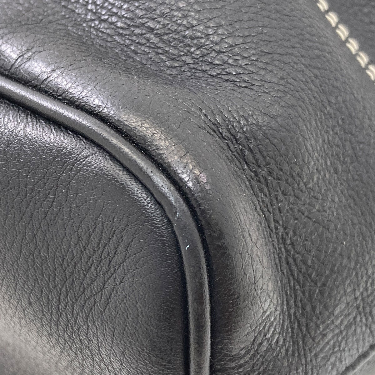 Longchamp one belt Shoulder Bag Leather Ladies [Used]