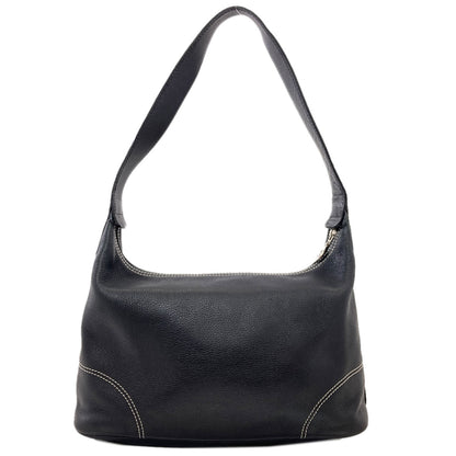 Longchamp one belt Shoulder Bag Leather Ladies [Used]