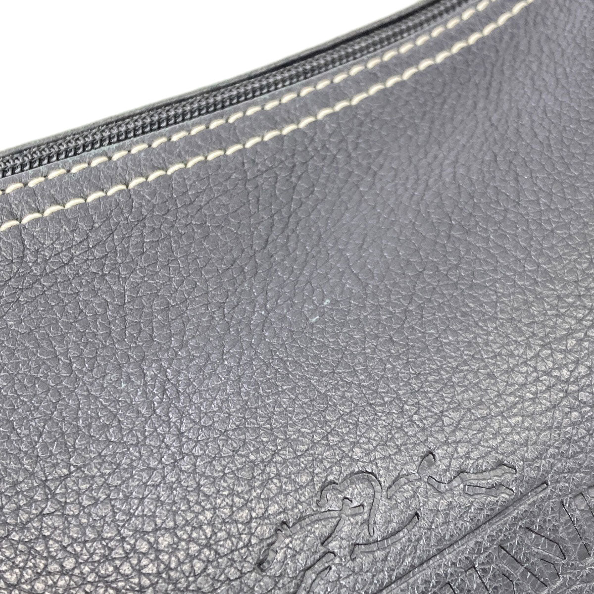 Longchamp one belt Shoulder Bag Leather Ladies [Used]