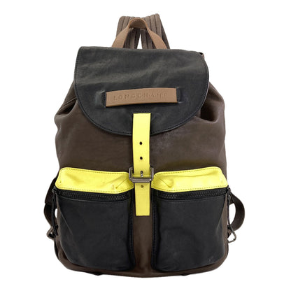 Longchamp logo Backpack Â· Daypack Calf Ladies [Used]