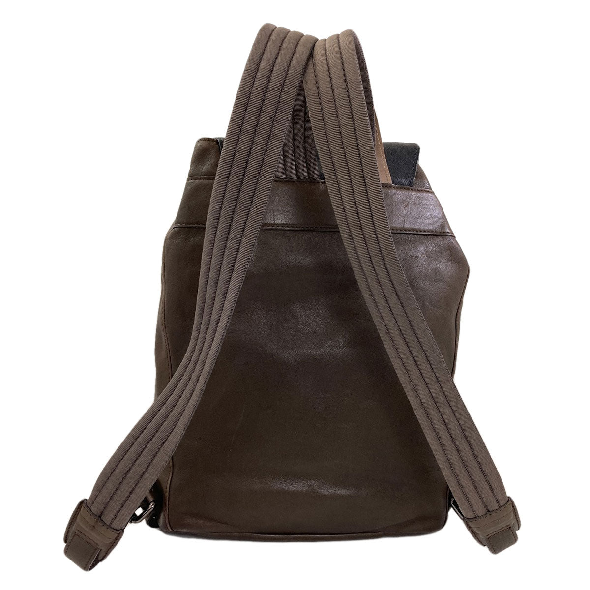 Longchamp logo Backpack Â· Daypack Calf Ladies [Used]