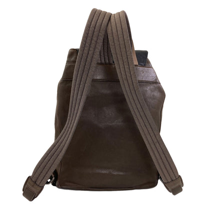 Longchamp logo Backpack Â· Daypack Calf Ladies [Used]