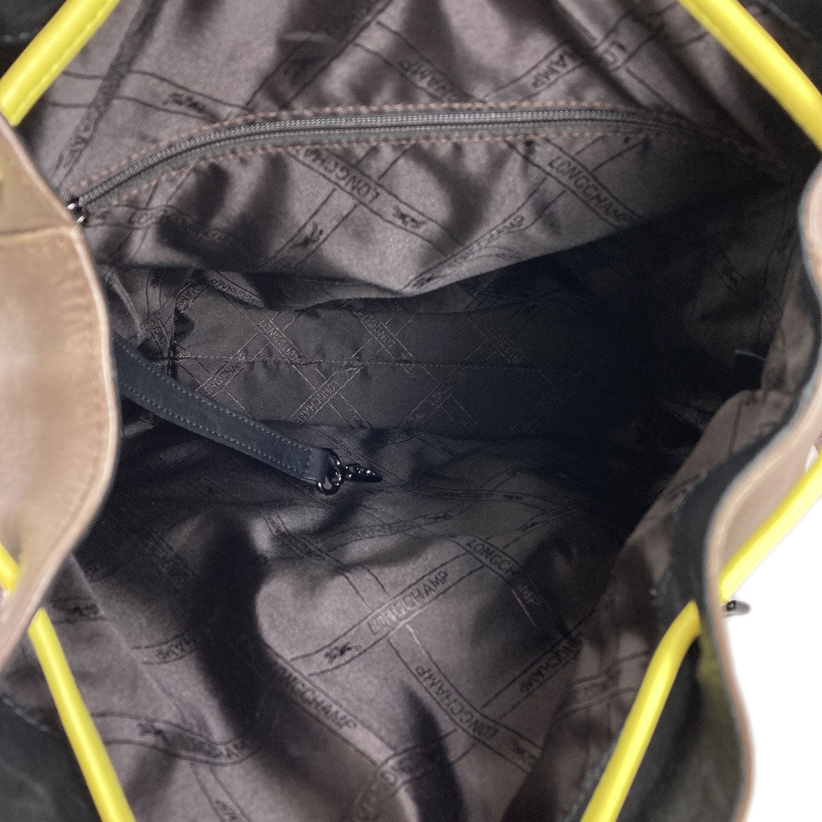 Longchamp logo Backpack Â· Daypack Calf Ladies [Used]