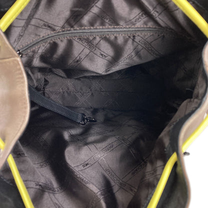 Longchamp logo Backpack Â· Daypack Calf Ladies [Used]