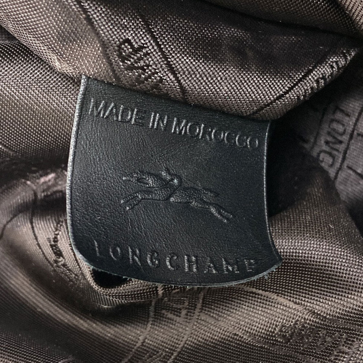 Longchamp logo Backpack Â· Daypack Calf Ladies [Used]