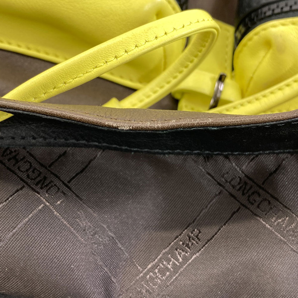 Longchamp logo Backpack Â· Daypack Calf Ladies [Used]