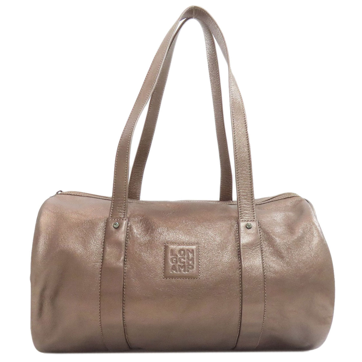 Longchamp logo Tote Bag Leather Ladies [Used]