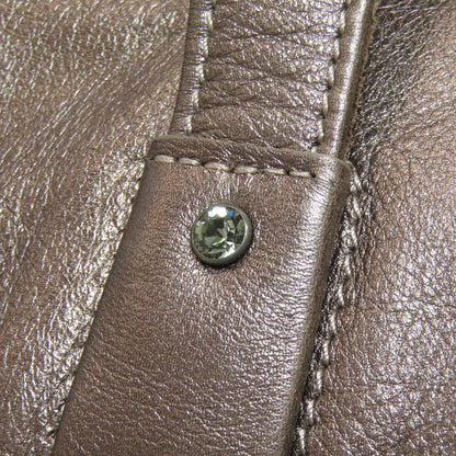 Longchamp logo Tote Bag Leather Ladies [Used]