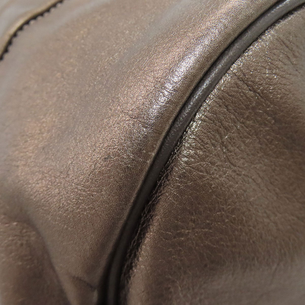 Longchamp logo Tote Bag Leather Ladies [Used]