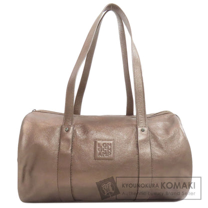Longchamp logo Tote Bag Leather Ladies [Used]
