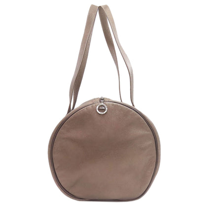 Longchamp logo Tote Bag Leather Ladies [Used]
