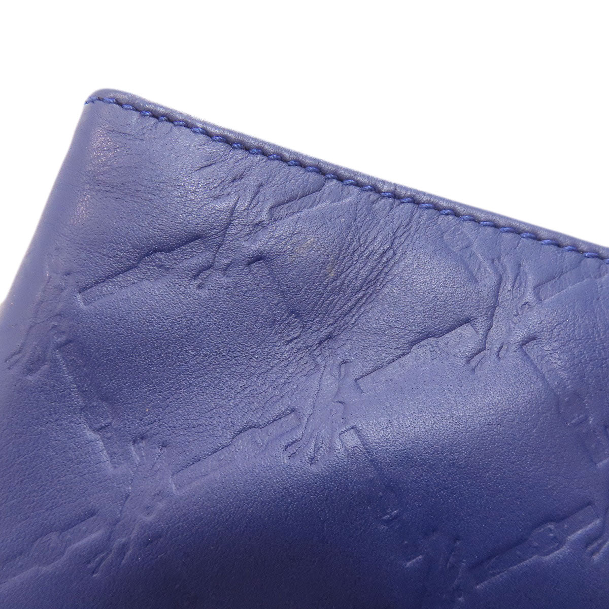 Longchamp Embossing Clutch bag Leather Ladies [Used]
