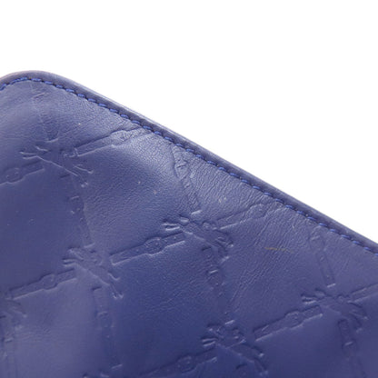 Longchamp Embossing Clutch bag Leather Ladies [Used]