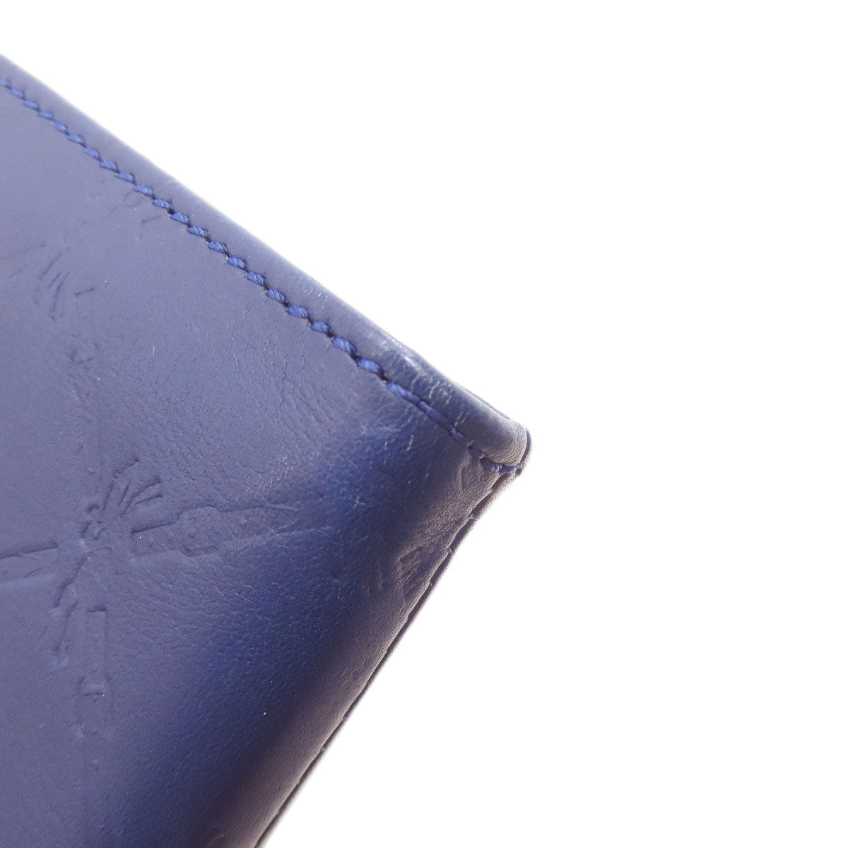 Longchamp Embossing Clutch bag Leather Ladies [Used]