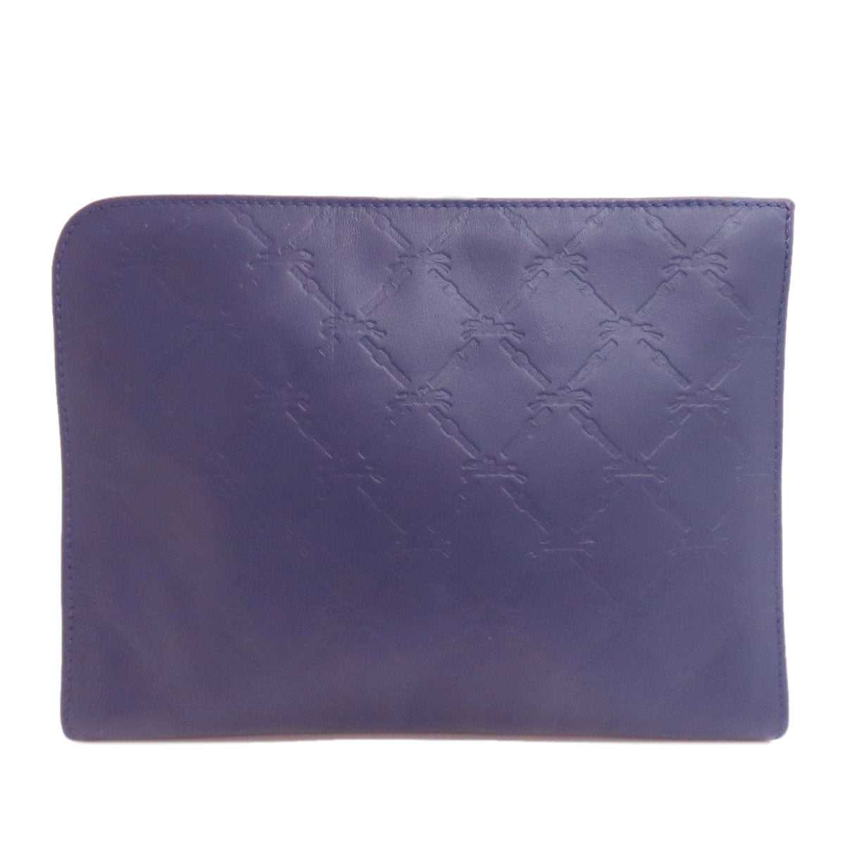 Longchamp Embossing Clutch bag Leather Ladies [Used]