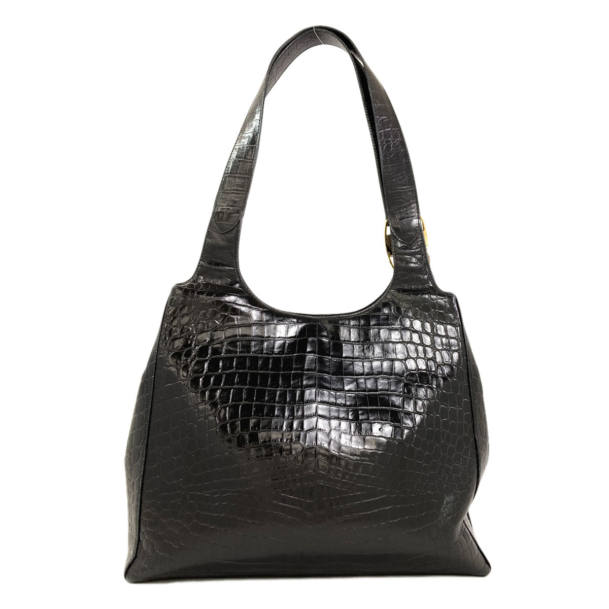 Salvatore Ferragamo Embossing Tote Bag Leather Ladies [Used]
