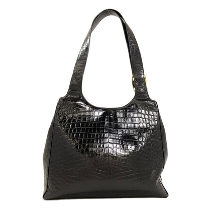 Salvatore Ferragamo Embossing Tote Bag Leather Ladies [Used]