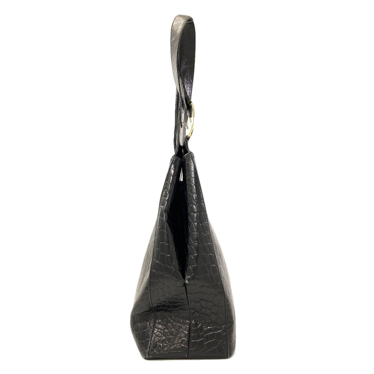Salvatore Ferragamo Embossing Tote Bag Leather Ladies [Used]