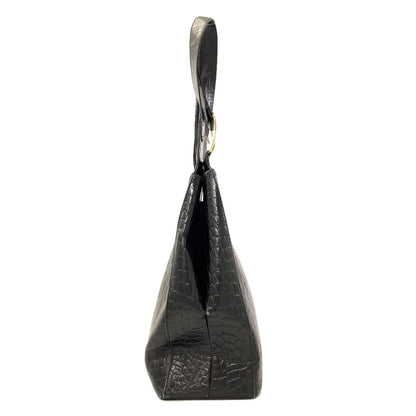 Salvatore Ferragamo Embossing Tote Bag Leather Ladies [Used]