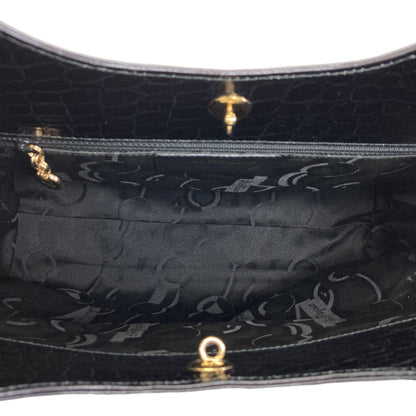 Salvatore Ferragamo Embossing Tote Bag Leather Ladies [Used]