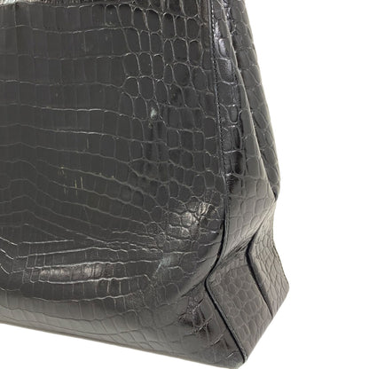 Salvatore Ferragamo Embossing Tote Bag Leather Ladies [Used]