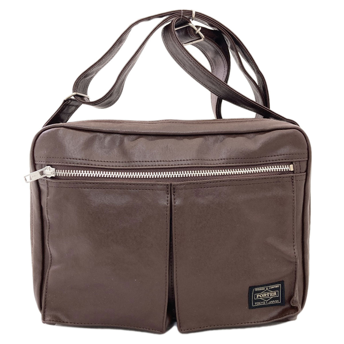 PORTER logo Shoulder Bag Coating canvas Ladies [Used]