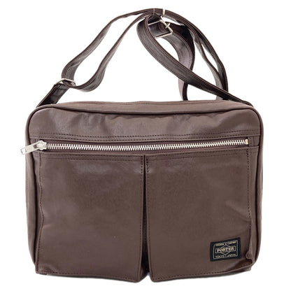 PORTER logo Shoulder Bag Coating canvas Ladies [Used]