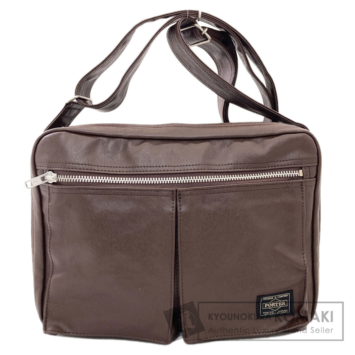 PORTER logo Shoulder Bag Coating canvas Ladies [Used]