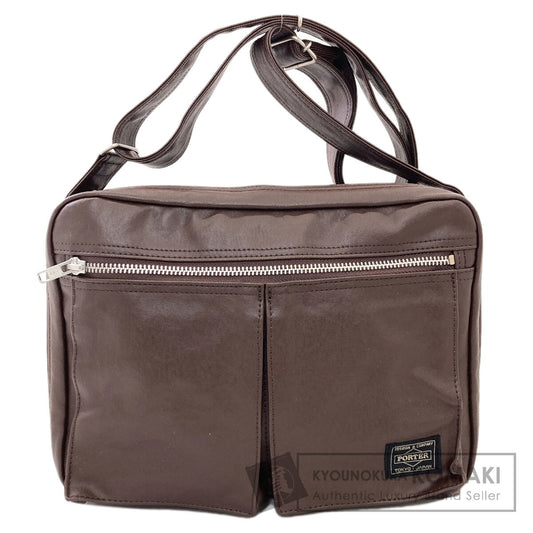 PORTER logo Shoulder Bag Coating canvas Ladies [Used]