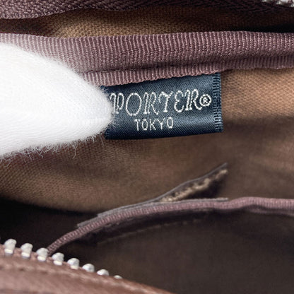 PORTER logo Shoulder Bag Coating canvas Ladies [Used]