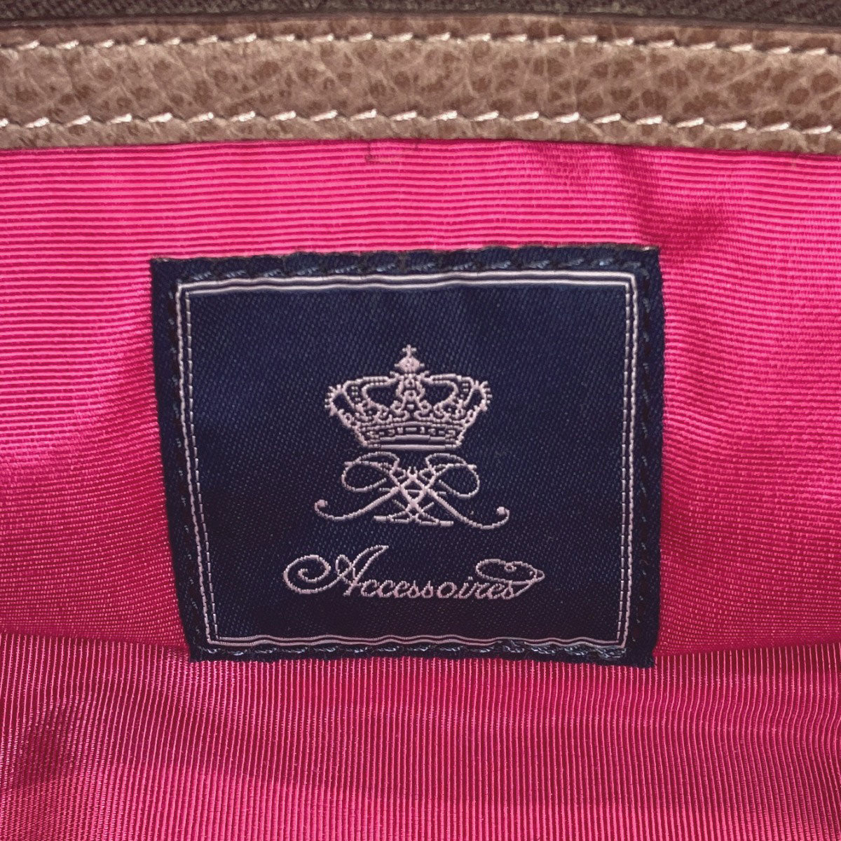 ADMJ logo Handbag Calf Ladies [Used]