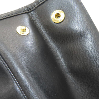 Longchamp logo Handbag Leather Ladies [Used]