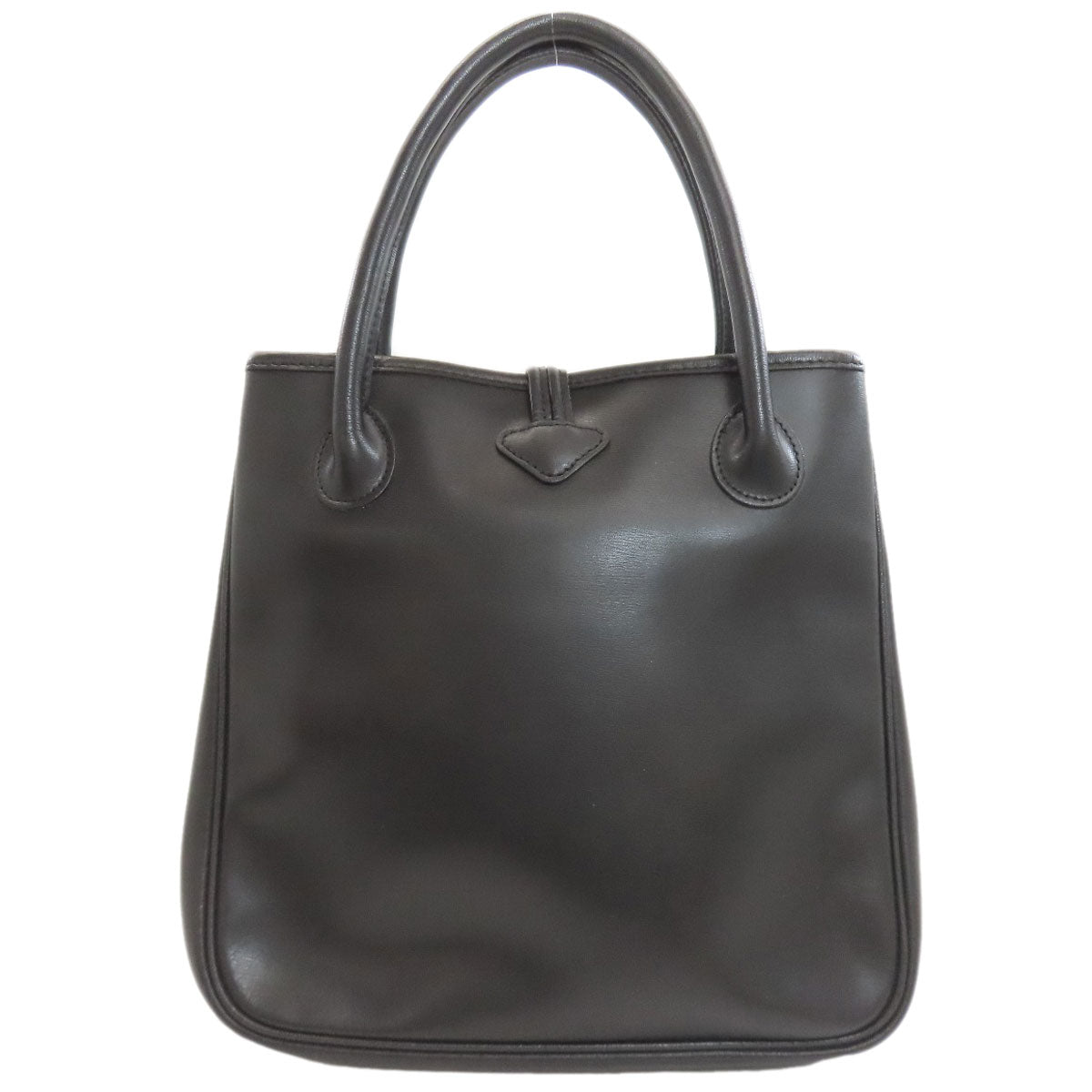 Longchamp logo Handbag Leather Ladies [Used]