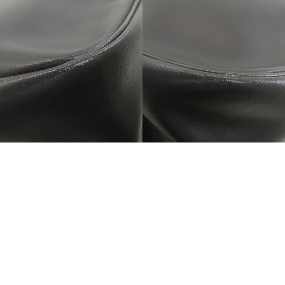 Longchamp logo Handbag Leather Ladies [Used]