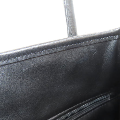 Longchamp logo Handbag Leather Ladies [Used]