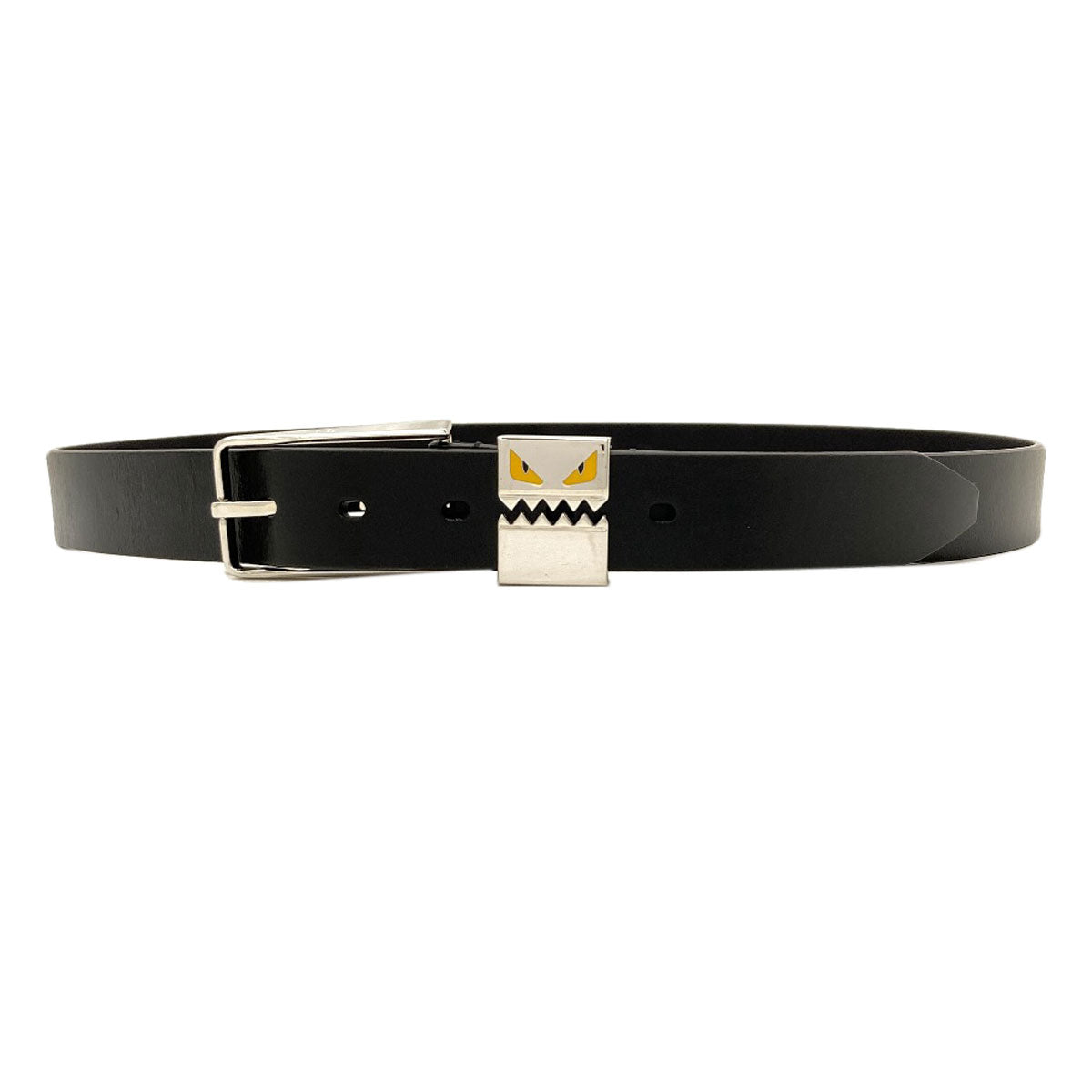 FENDI monster belt Leather mens [Used]